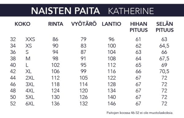 NAISTEN PAITA 2396-42-5529
