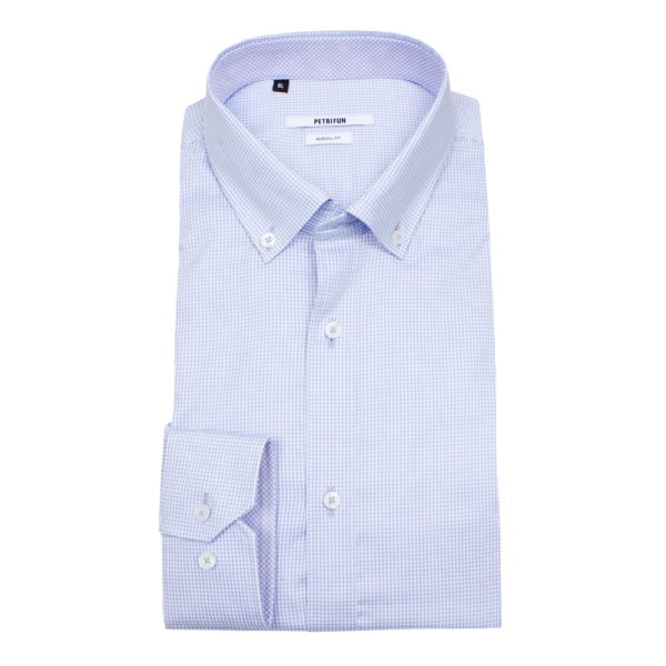 VIOLETTI RUUDULLINEN NAPPIKAULUSPAITA 3809-80
