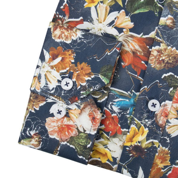 KUKKAKUVIOLLINEN PRINTTIPAITA 4139-45 - Image 4