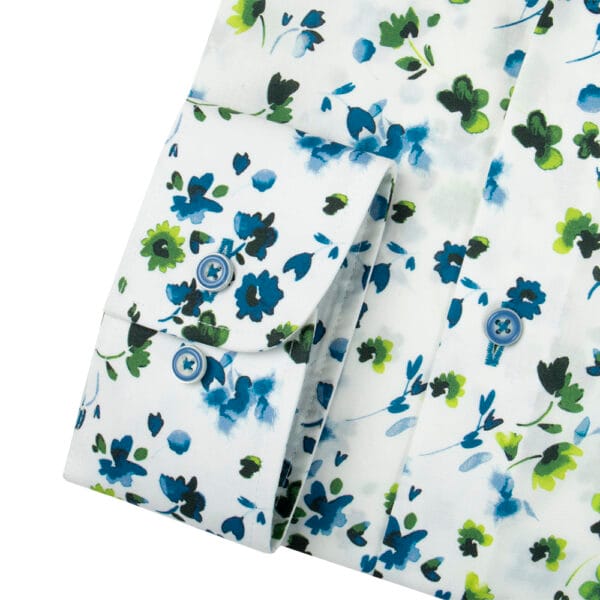 KUKKAKUVIOLLINEN PRINTTIKAULUSPAITA 4165-01 - Image 4
