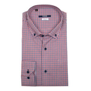 SINIPUNARUUDULLINEN NAPPIKAULUSPAITA