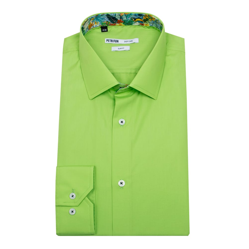 LIMENVIHREÄ KAULUSPAITA