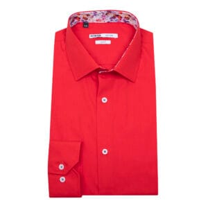 PUNAINEN KAULUSPAITA