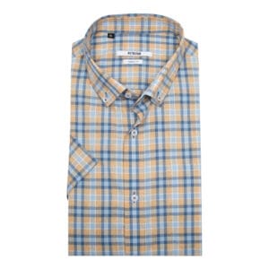 RUUDULLINEN NAPPIKAULUSPAITA, lyhythihainen