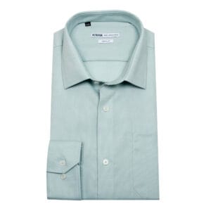 VAALEANVIHREÄ KAULUSPAITA