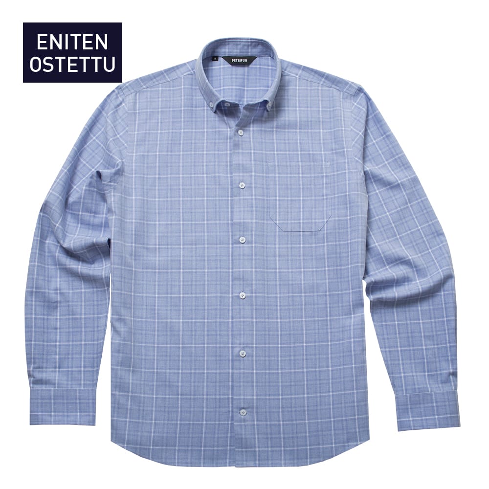 SINIRUUDULLINEN NAPPIKAULUSPAITA