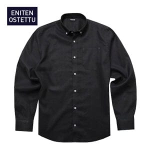 MUSTA PELLAVANAPPIKAULUSPAITA