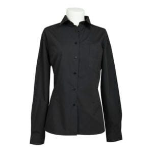 NAISTEN PITKÄHIHAINEN MUSTA PAITA